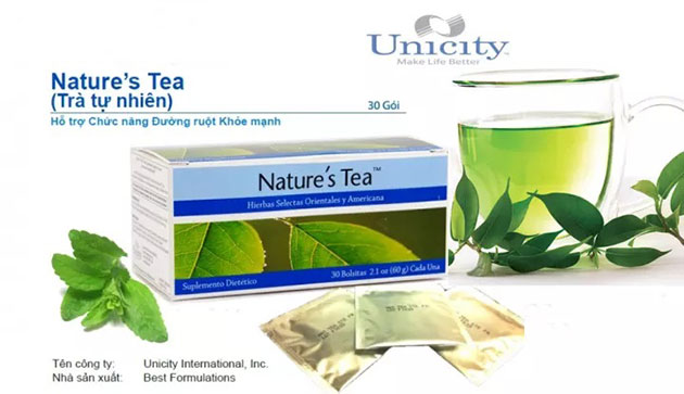 Thành phần trà thảo mộc Nature's Tea unicity
