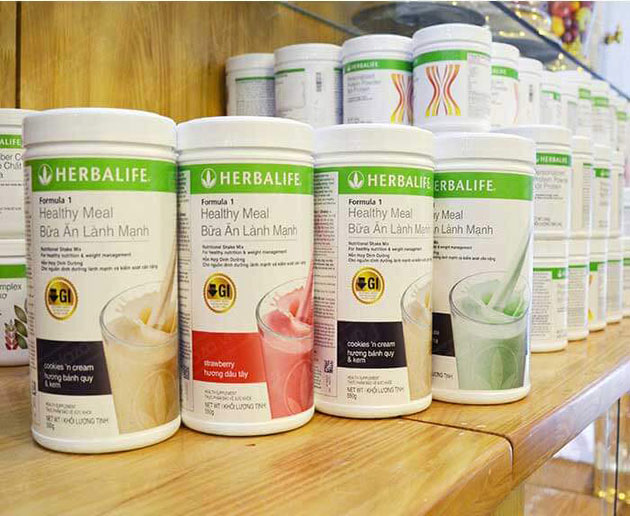 Sản phẩm Herbalife F1 tại cửa hàng