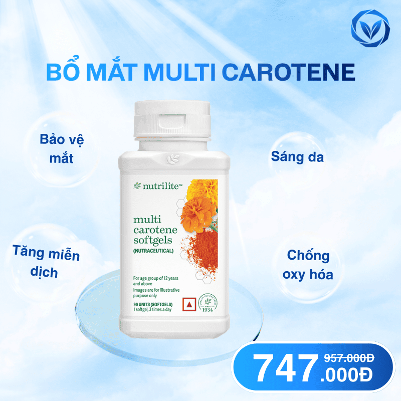 Multi Carotene Amway Giá Bao Nhiêu?