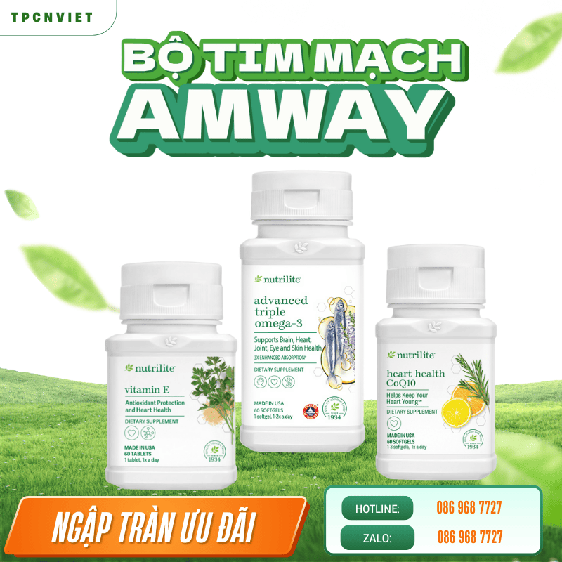 Đối Tượng Nên Sử Dụng Bộ Tim Mạch Amway