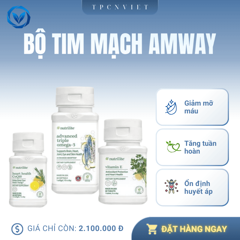 Bộ Tim Mạch Amway Giá Bao Nhiêu?