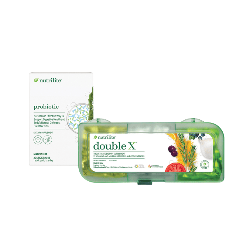 Bộ Đề Kháng Amway Probiotic Double X Tăng Cường Miễn Dịch Khỏe Từ Bên Trong