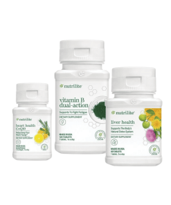 Bộ Sức Khỏe Nam Giới Amway CoQ10 Vitamin B Liver Health Tăng Năng Lượng Bảo Vệ Gan