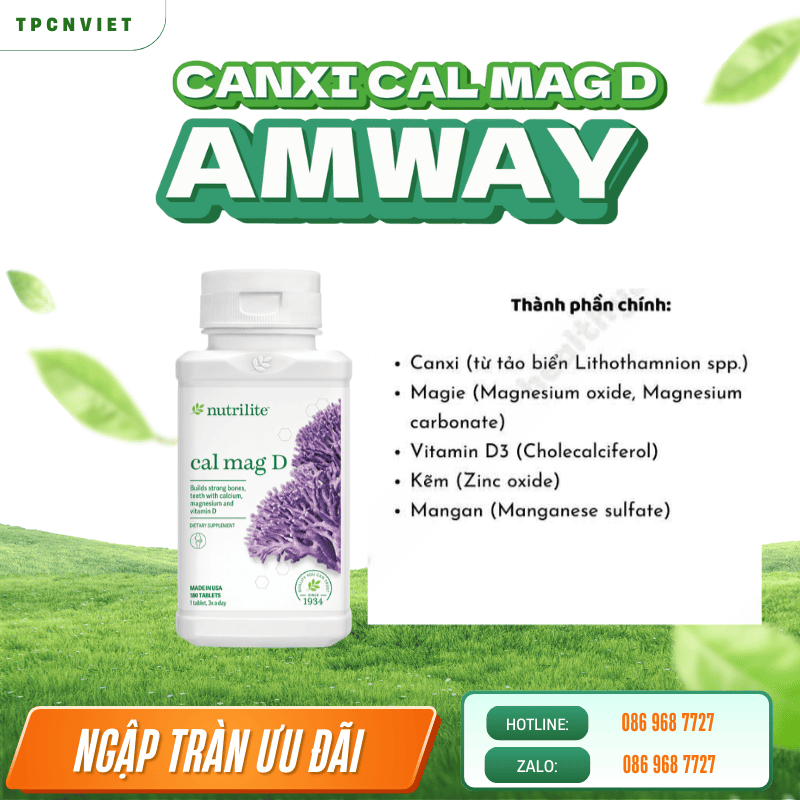 Canxi Amway có hấp thu tốt không?