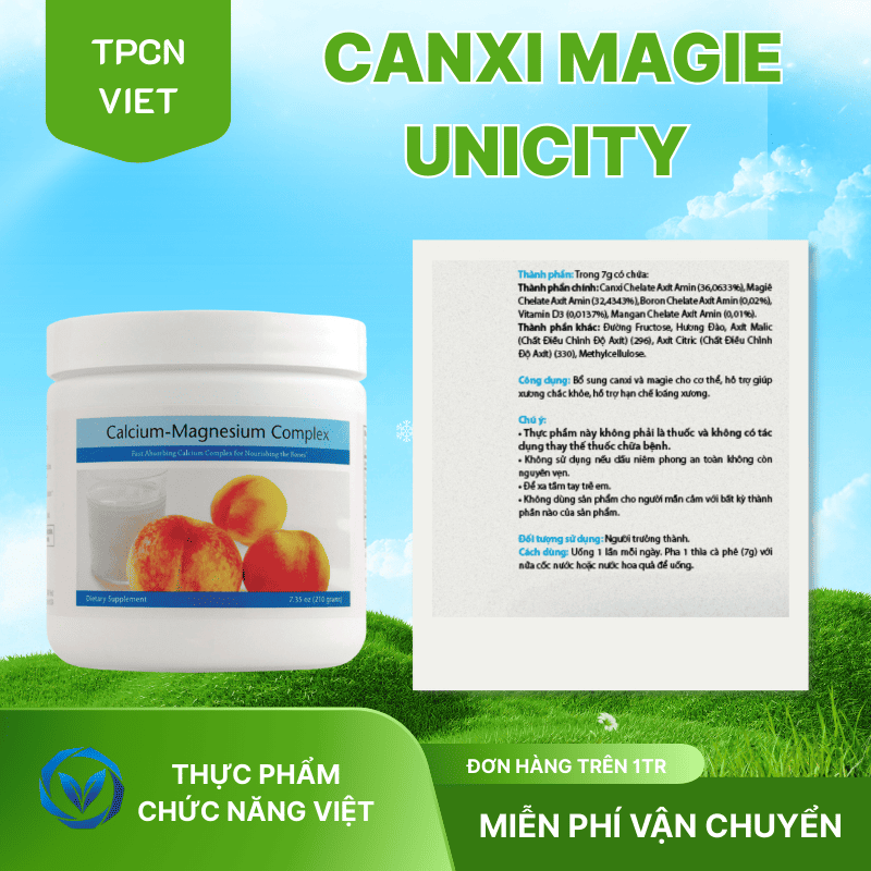 Có nên chọn canxi Unicity thay vì sản phẩm khác?