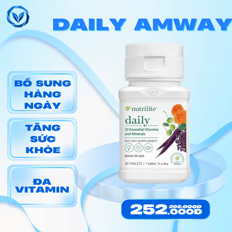Công Dụng Daily Amway Là Gì? Lợi Ích Khi Bổ Sung Hàng Ngày