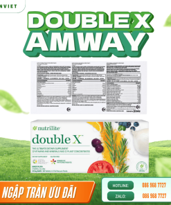 Thành Phần Dinh Dưỡng Của Double X Amway Gồm Những Gì?