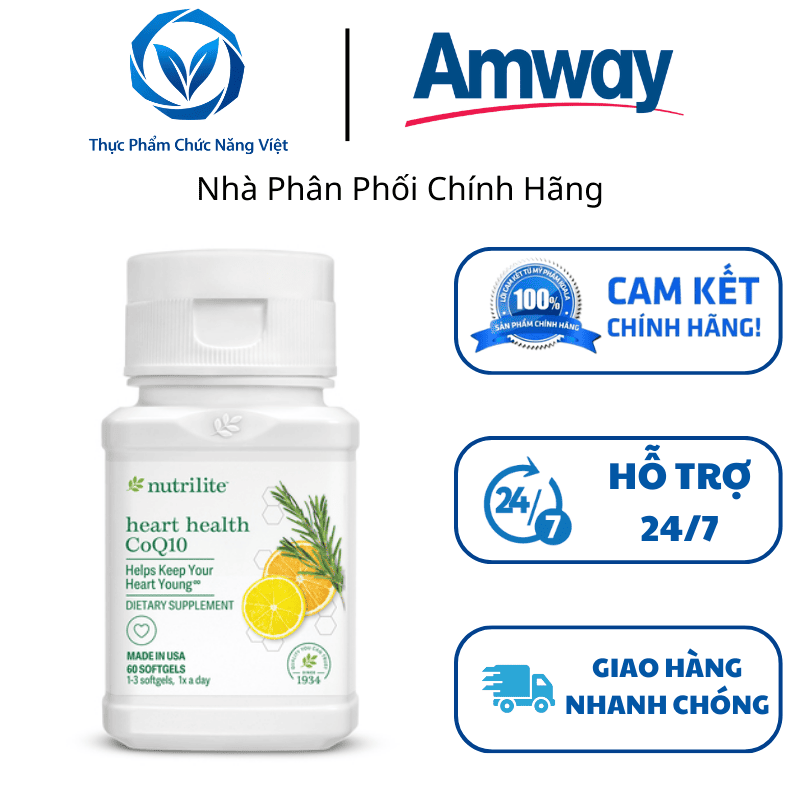Công Dụng Của Heart Health CoQ10 Amway