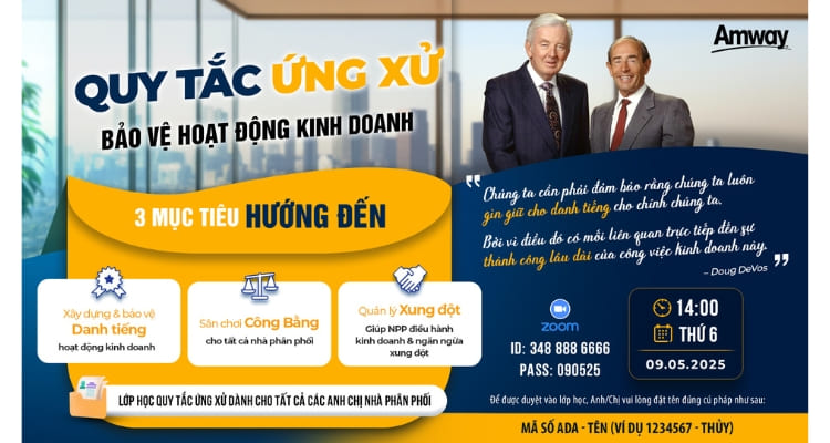 Hình thức đào tạo trong hệ thống Amway