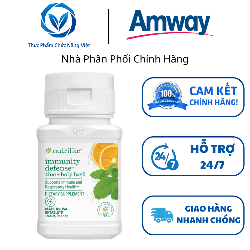 Công Dụng Của Kẽm Amway Defense Zinc