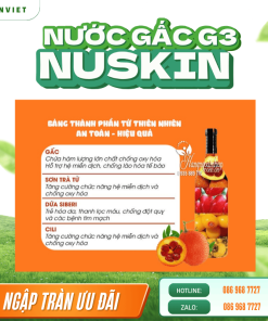 Đối Tượng Nên Sử Dụng Nước Gấc G3 Nu Skin