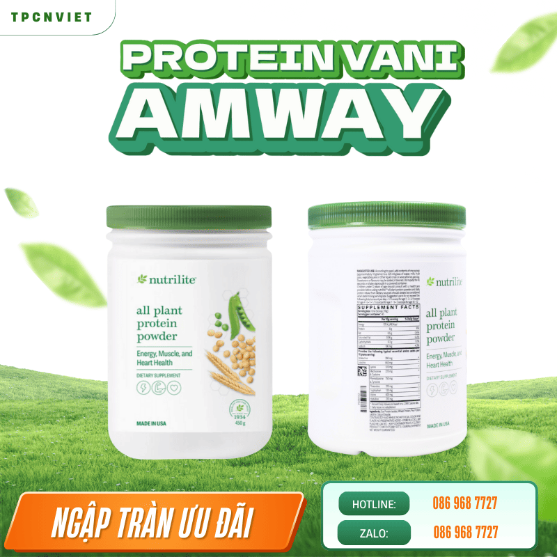 Đối Tượng Nên Sử Dụng Protein Amway Vị Vani