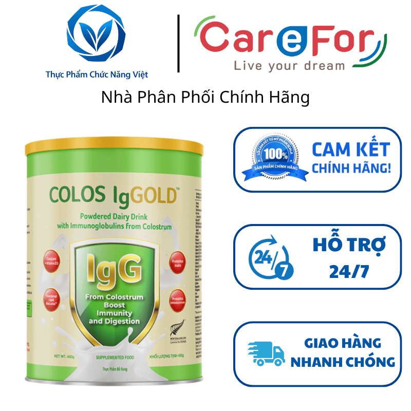 Công Dụng Của Sữa COLOS IgGOLD