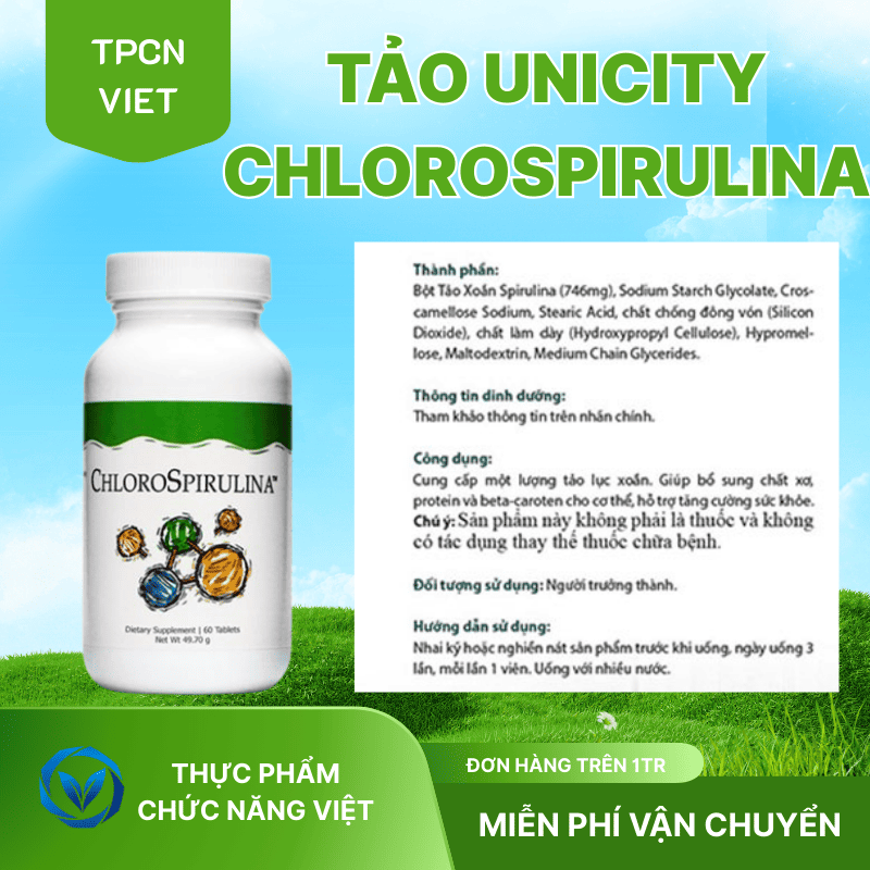 Đối Tượng Nên Sử Dụng Tảo Unicity Chlorospirulina