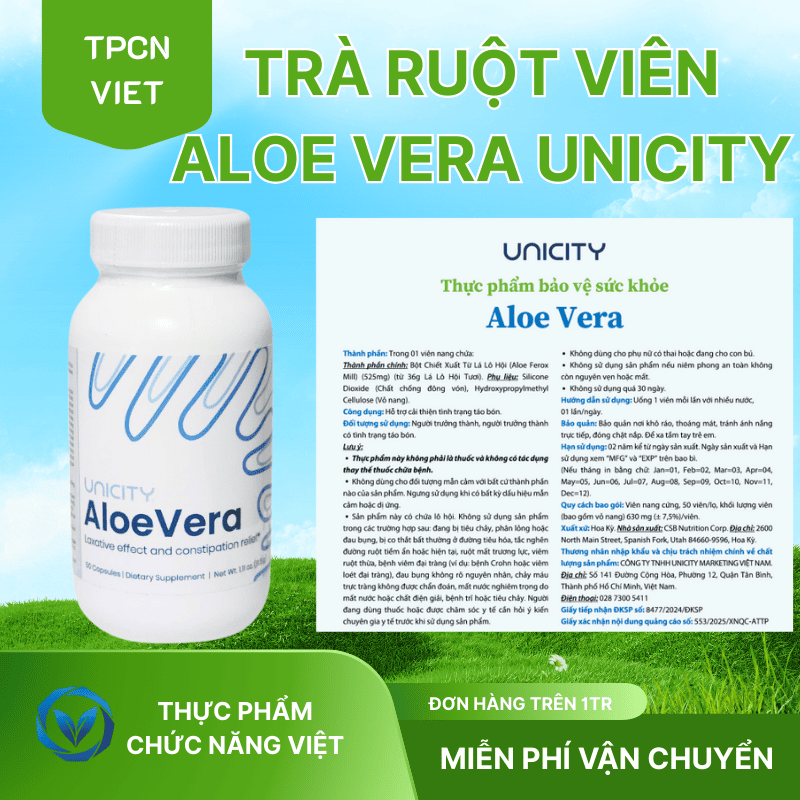 Đối Tượng Nên Sử Dụng Thải Độc Ruột Aloe Vera Unicity