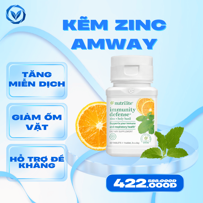 Kẽm Amway Defense Zinc Giá Bao Nhiêu?